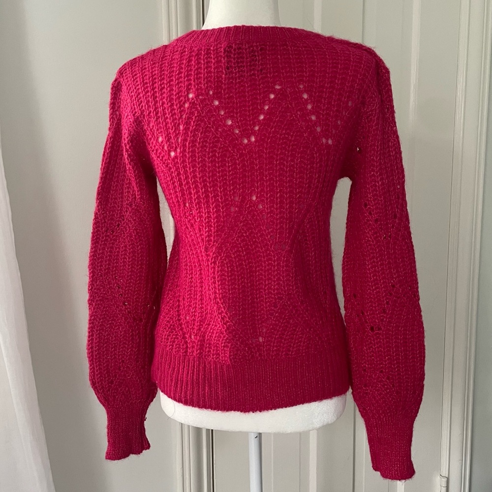 New Abercrombie & Fitch Raspberry Sweater - image 2